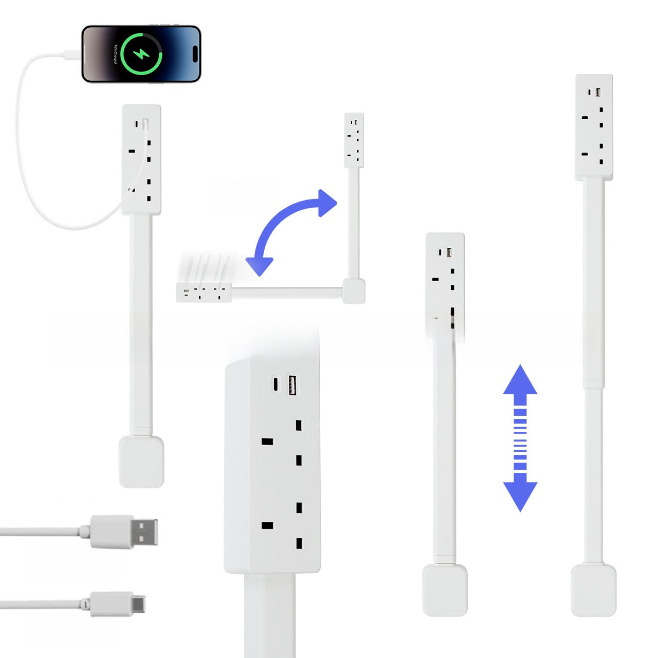 Expandable extension socket