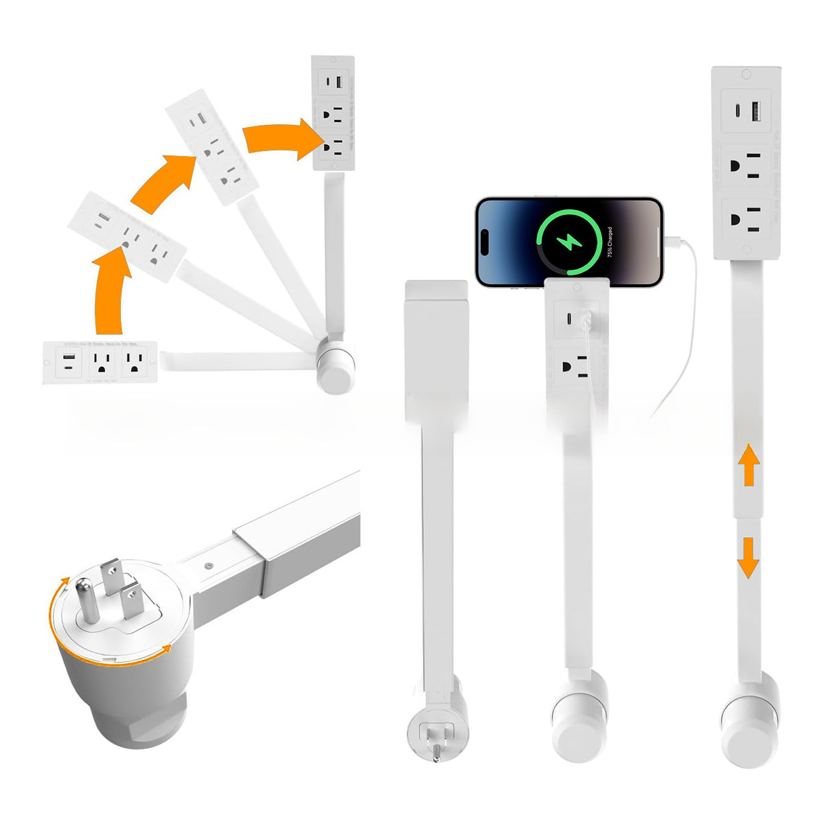 Expandable extension socket