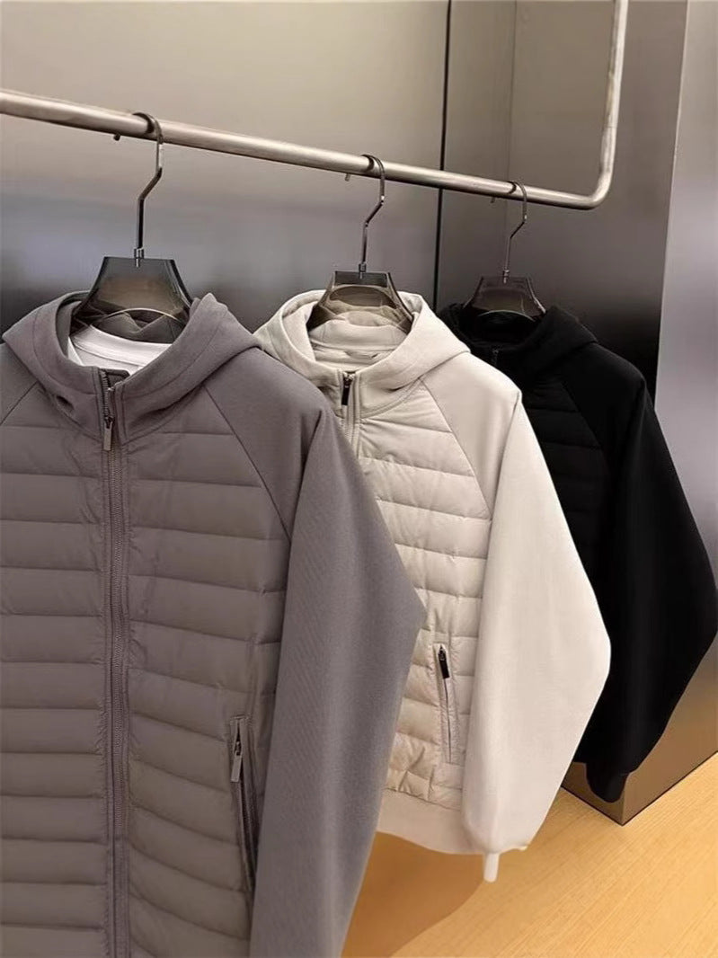 Mens Casual Hooded Jacket