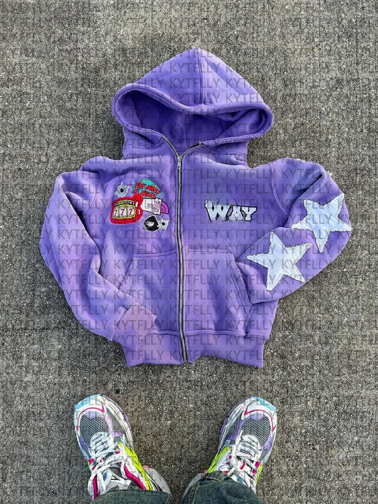 Digital print sweater